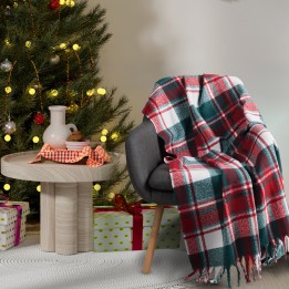 DAS HOME FAUX MOHAIR SOFA BLANKET