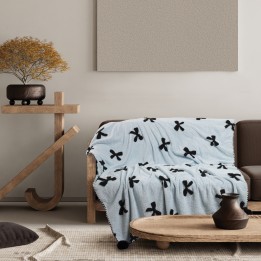 DAS HOME ΚΟΥΒΕΡΤΑ ΚΑΝΑΠΕ JACQUARD FLEECE
