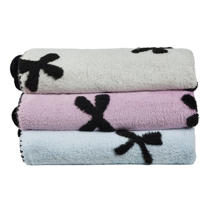 DAS HOME JACQUARD FLEECE SOFA BLANKET