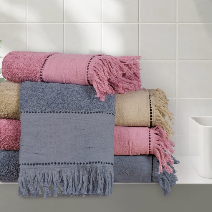 DAS HOME 3-PIECE DAILY TOWEL SET