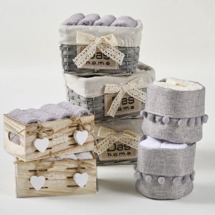 DAS HOME 4-PIECE SOFT TOWELS SET