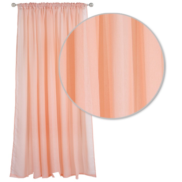 DAS HOME CURTAIN WITH TISSUE