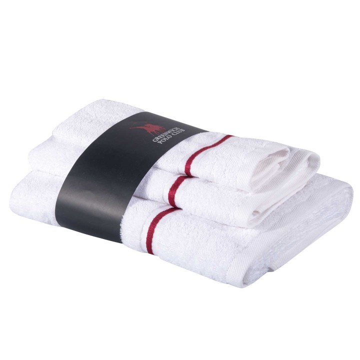 GREENWICH POLO CLUB 3-PIECE TOWEL SET COZY 4101