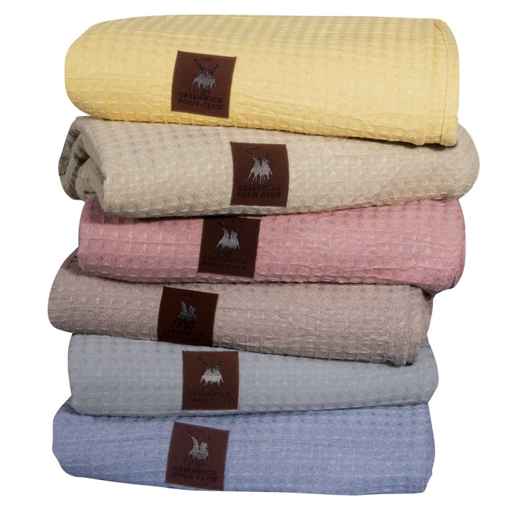 GREENWICH POLO CLUB ESSENTIAL PIQUE BLANKET