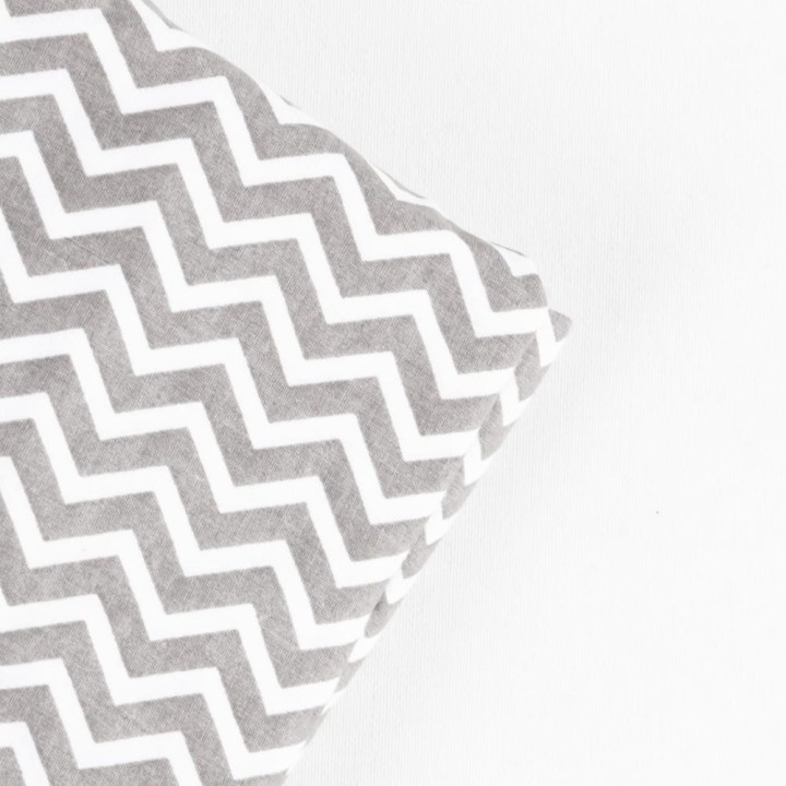 Linea Σεντόνι Διπλό 160x200+25Cm Με Λάστιχο Μπλέ Ζίκ Ζάκ