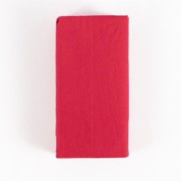 Linea Σεντόνι Υπερδιπλό 180x200+25Cm Με Λαστιχό Κοκκίνο