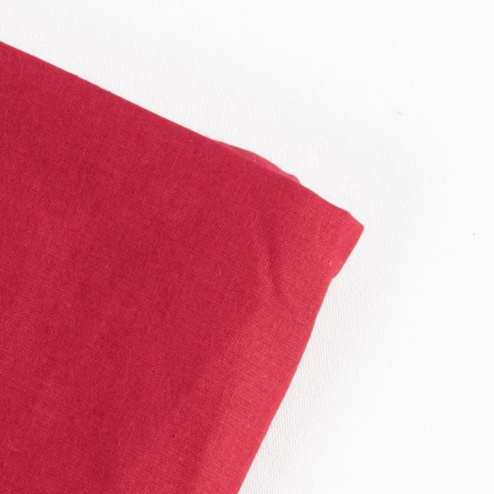 Linea Double Sheet 180x200+25Cm With Elastic Red